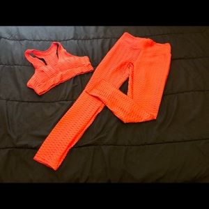 Tiktok Cellulite Leggings and Bra Set